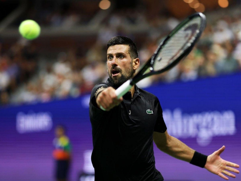 Novak Djokovic thi đấu tại US Open 2025