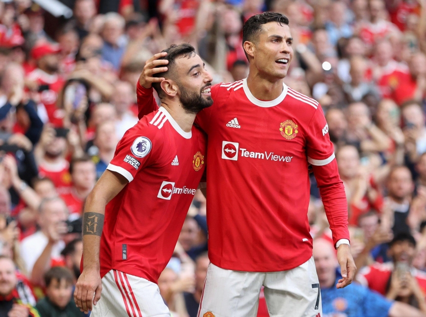 Bruno Fernandes chỉ còn kém Ronaldo về số bàn thắng tại Ngoại hạng Anh