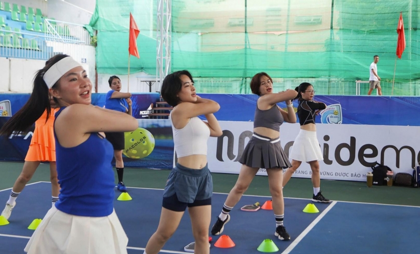 Hình ảnh người chơi Pickleball