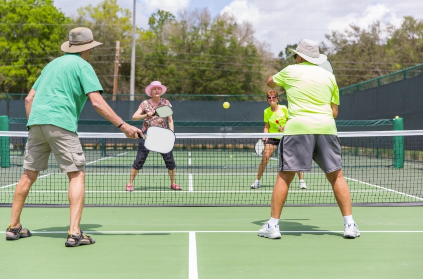 Hình ảnh người chơi Pickleball